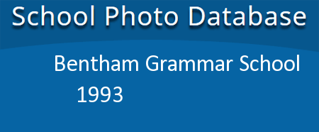 Bentham Grammar School Lower Bentham Photos from 1993 School Photo